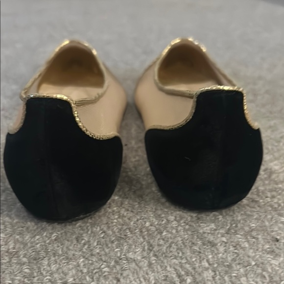 Christian Louboutin Gold and Multicolor Flats size 36 - Picture 5 of 7